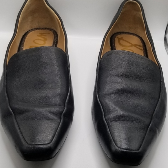 Sam Edelman Women's Black Emelie Square Toe Loafer  Size 8.5. - Picture 2 of 7